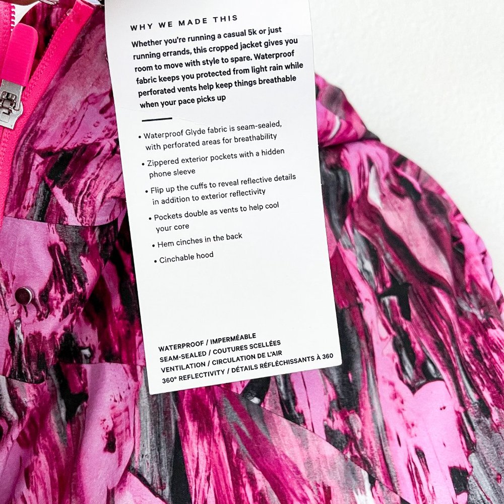 ❤️SOLD❤️Lululemon Rain Chaser Jacket in Incentive - Picture 7 of 13